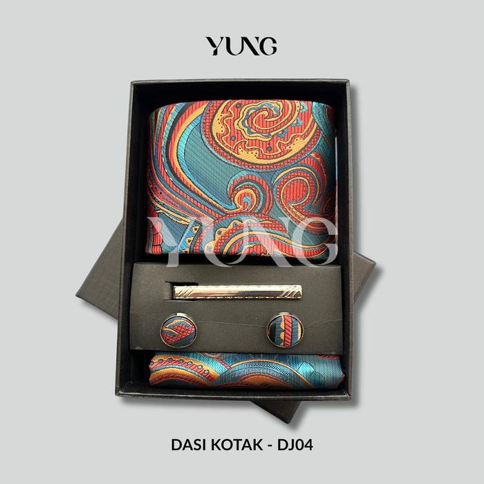 YUNG Dasi Pria dan Pocket Kerut Formal Sapu Tangan Pengantin Wedding Luxury