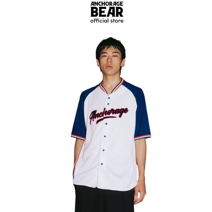 Baseball Jersey - Anchorage Baseball - Kaos Baseball - Baseball - Baseball Custom Blue Dewasa