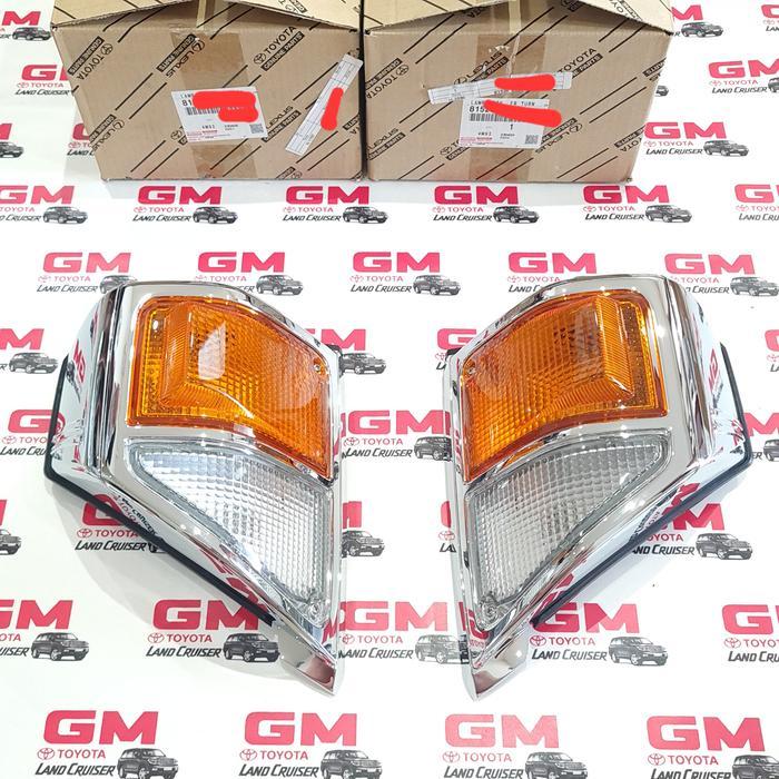 lampu sein bundera land cruiser lc70 1999-07 reting chrome set ori