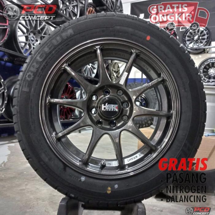 PAKET VELG BAN MOBIL R15 MURAH HSR INDY R15 BRIO CALYA AGYA MOBILIO
