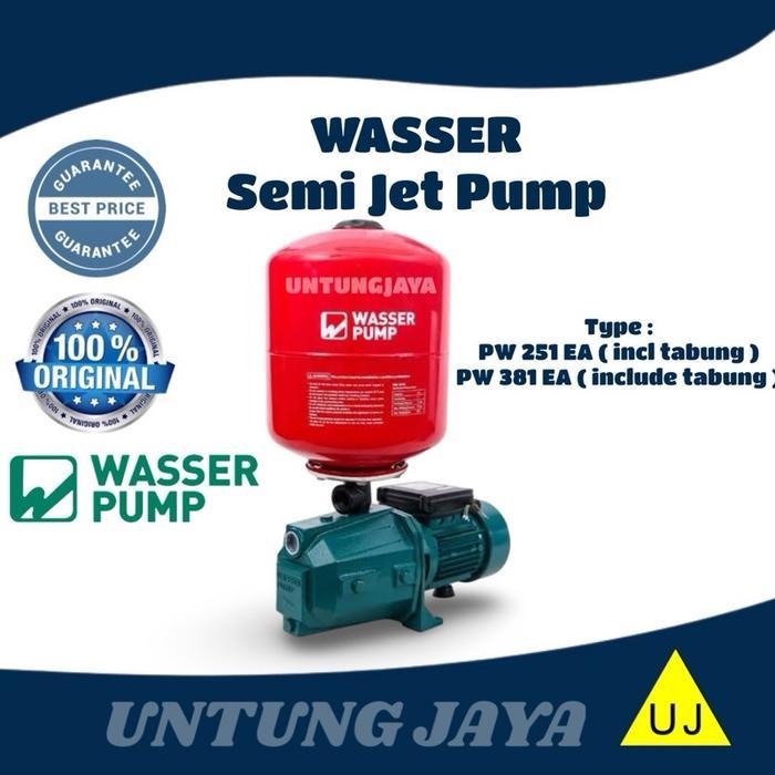 POMPA WASSER SEMI JETPUMP PW 251 EA ( INCLUDE TABUNG ) / POMPA WASSER SEMI JETPUMP PW251EA / WASSER