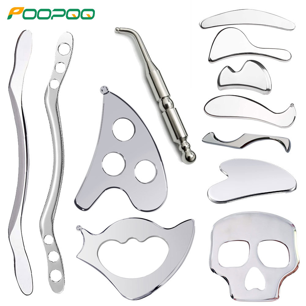 Best Stainless Steel IASTM Therapy Gua Sha Scraping Board Massage Tools