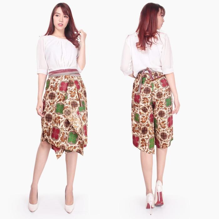 Celana pendek kulot rok nerisa batik Wanita