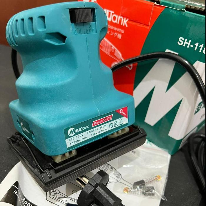 Mailtank Sh116-Elektrik Sander Mesin Amplas Kayu Mesin Amplas Tembok Sh116-Electric Sander Sh-116