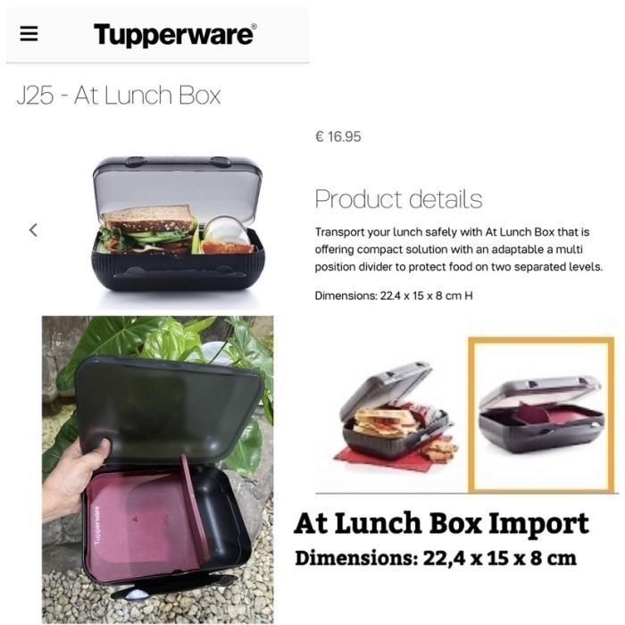 Kotak Makan Tupperware Wadah Bekal