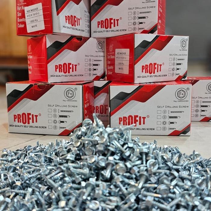 Baut Baja Ringan 10x16 / Screw / Skrup / Sekrup Baja Ringan #10x16