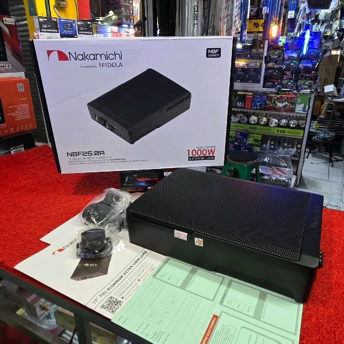 Ready Subwoofer Kolong Aktif Nakamichi NBF SERIES NBF25.0A Subwoofer Aktif 10 in