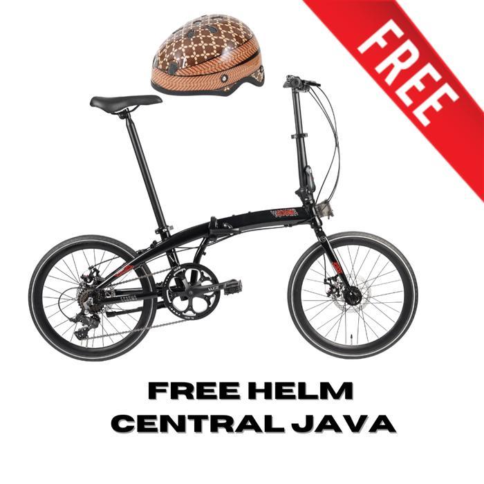 Sepeda Lipat / Folding Bike Element Ecosmo Delta 8Sp 20Inch