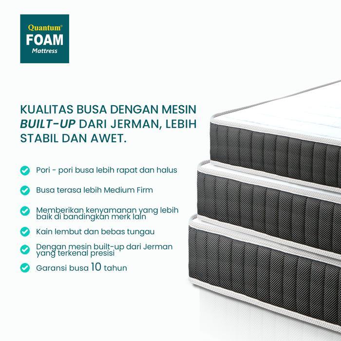 Quantum Kasur Busa Vakum Bonus Sprei & Bantal Pasti Diskon