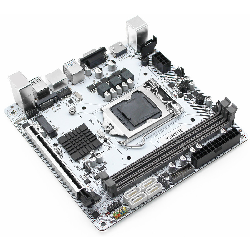 JGINYUE H97 ITX LGA 1150 Motherboard Intel i3 i5 i7 E3 CPU DDR3 1600MHz 16GB M.2 NVME SATA USB3.0