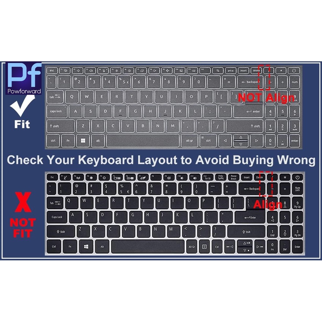 TPU laptop Keyboard cover Protector skin for Acer Aspire Go 15 71P 41P 21P 2025 2024 AG15-71P