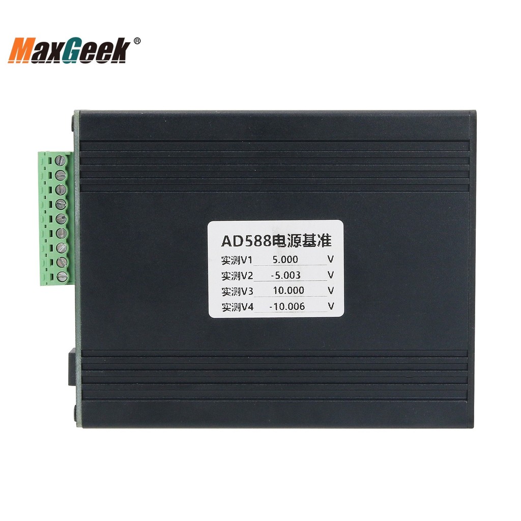 Maxgeek Ad588 Voltage Reference 5V 10V Adc Voltage Reference Module Source With Shell Power Supply