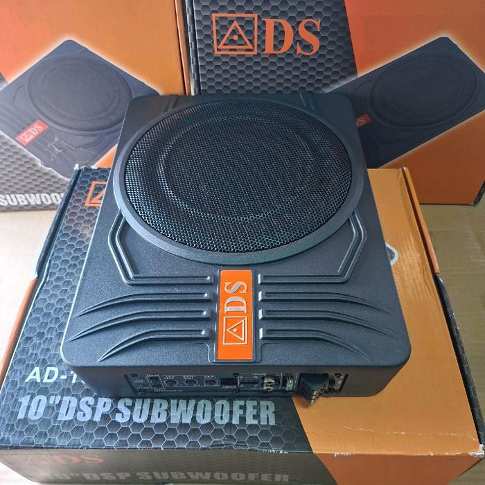 Subwoofer kolong ADS AD 1038 10 INCH AKTIF Subwofer Basstube Bastube Akrif ADS AD 1038
