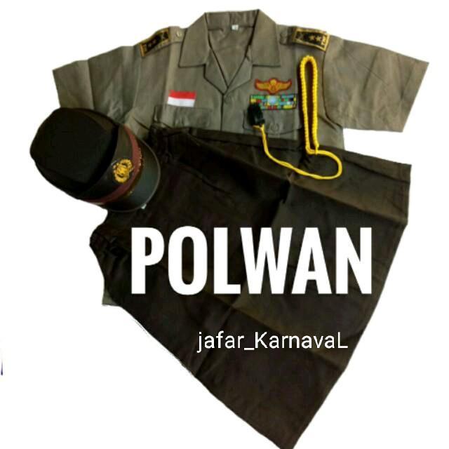 TERLARIS Baju profesi anak polisi/polwan untuk putri.paud-TK&SD BAJU POLWAN ANAK baju polwan cilik