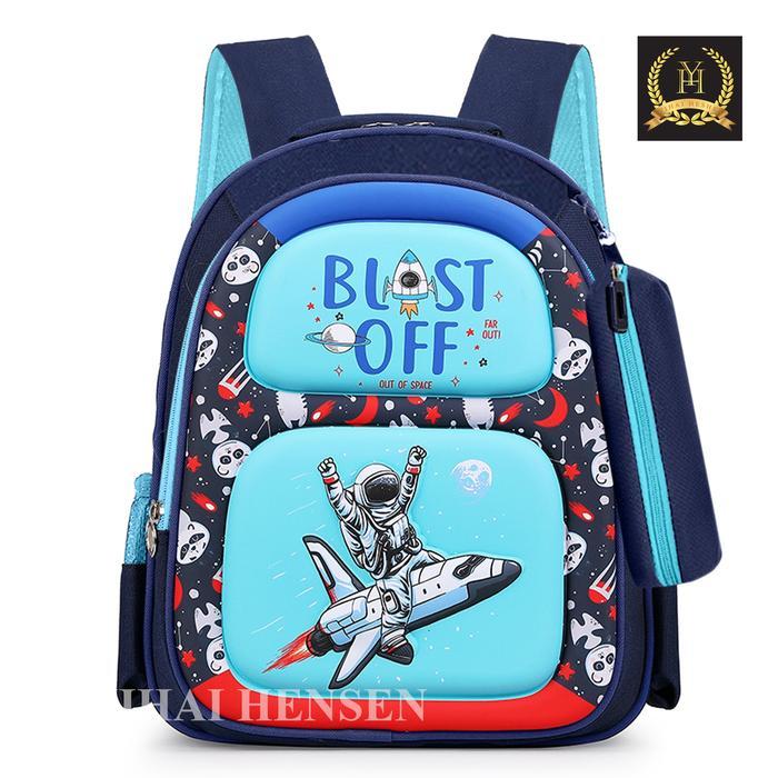 Elizabeth - Tas Ransel Fashion Anak Sekolah Unisex 3D Kualitas Premium Import Yh1018 Perempuan Dan