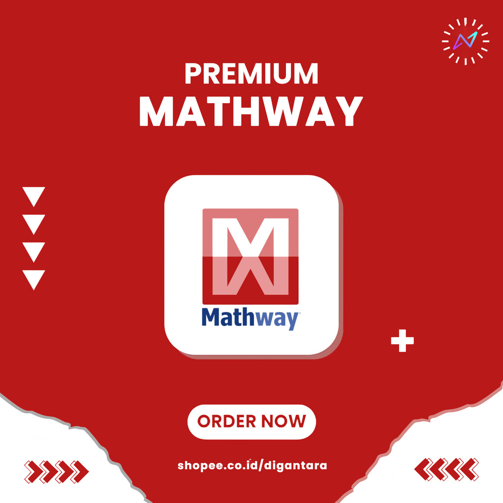 Mathway Plus 1 Tahun – Selesaikan Soal Matematika Otomatis