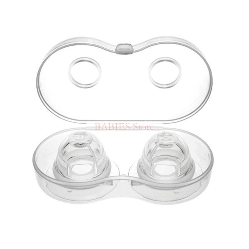 1 Pair Silicone Nipple Corrector Nipple Sucker Puller Aspirator For Correction Flat Inverted Nipples
