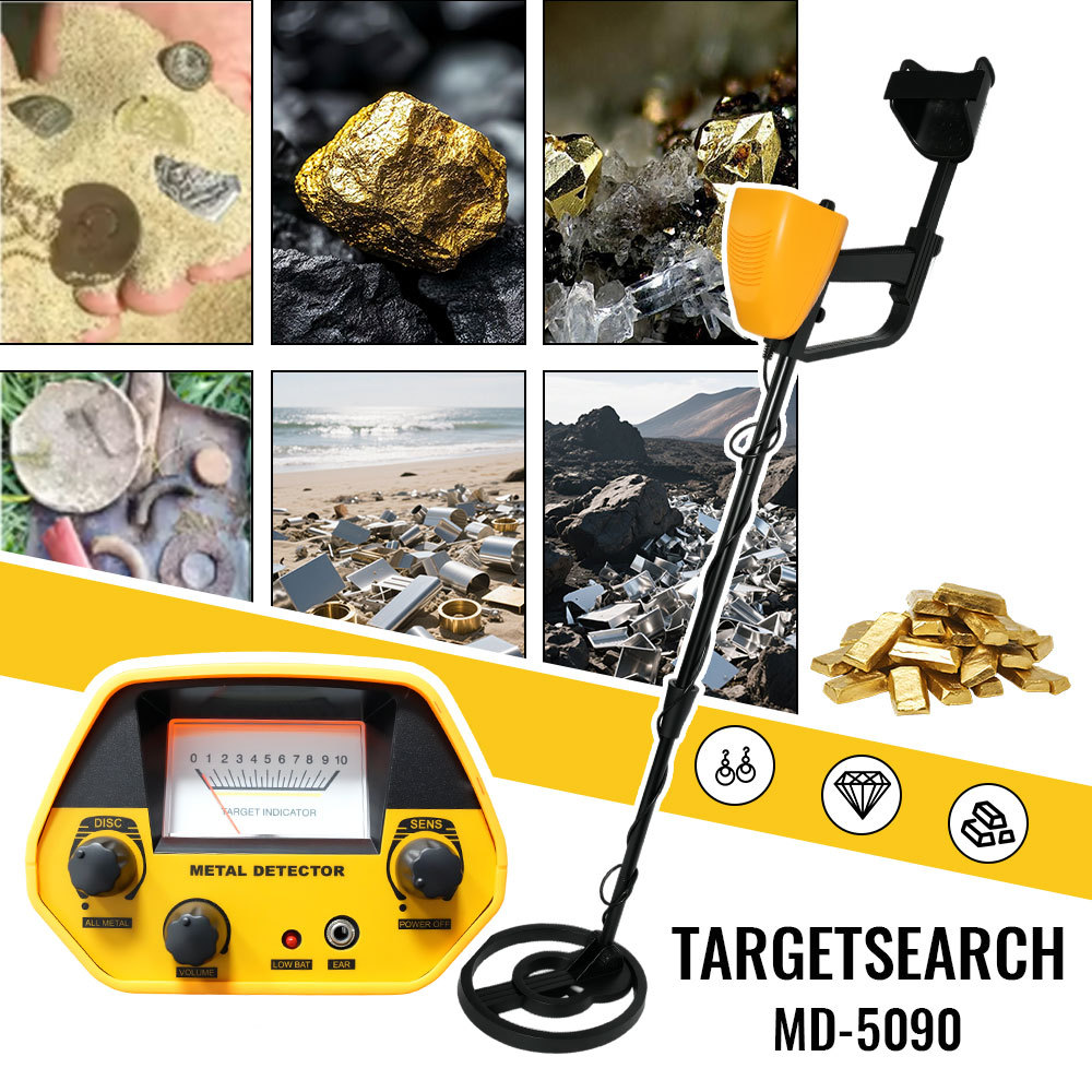 MD-5090 Metal Detector, Detection Instrument Underground Metal Detector, Metal Finder,Gold Detector,