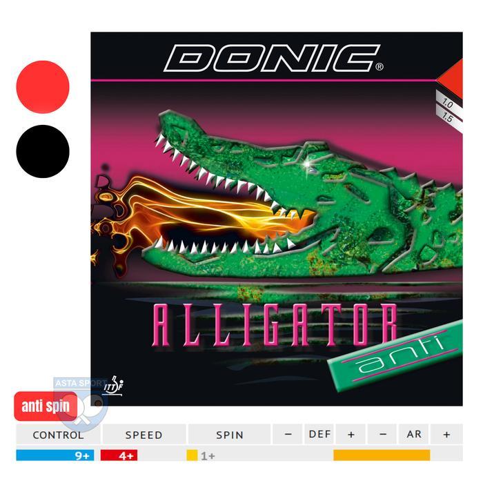 DONIC ALLIGATOR ANTI KARET PINGPONG ANTI SPIN