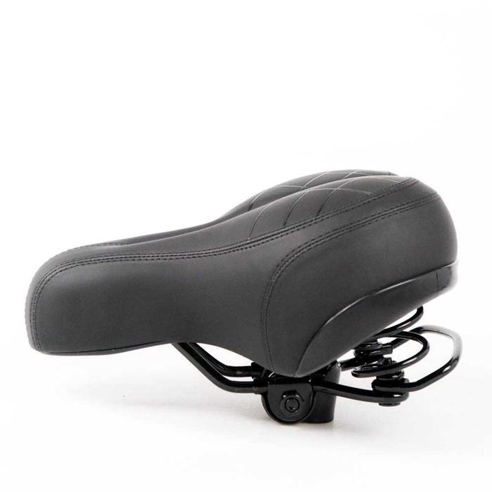 Cod Sadel Jok Sepeda Mtb Gunung Roadbike Bahan Busa Dan Kulit Dengan Per Shock Spring Besi Tebal