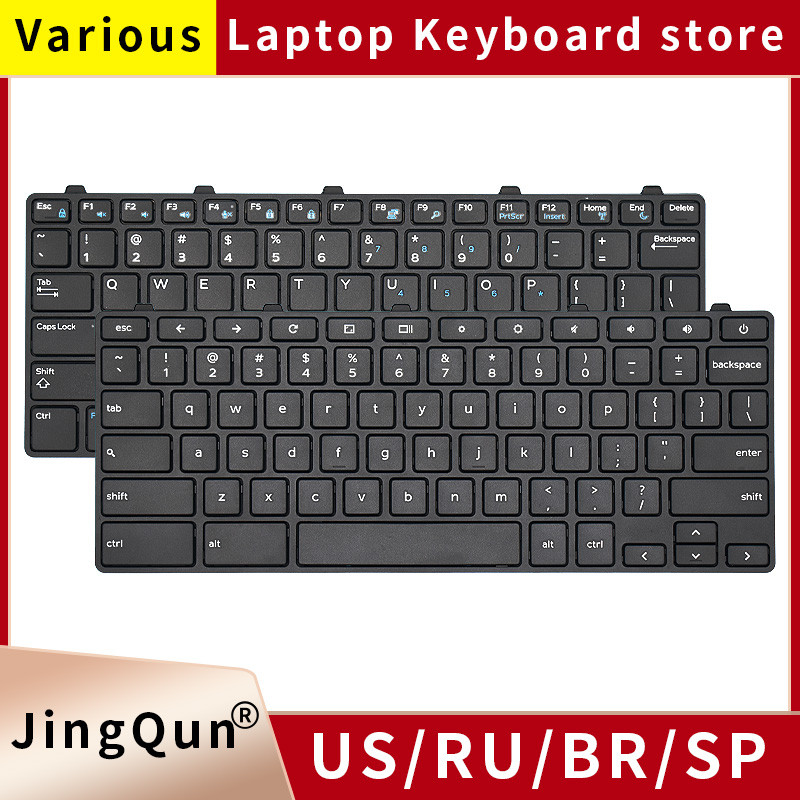 New Original For Dell Latitude 3180 3181 3189 3190 3300 3310 3380 Laptop Built-In Keyboard Wvpk0