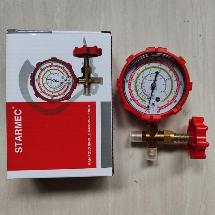 800 psi Manifold single ct-466 Manifold single high starmec alat pengisian isi ac mobil rumah kulkas
