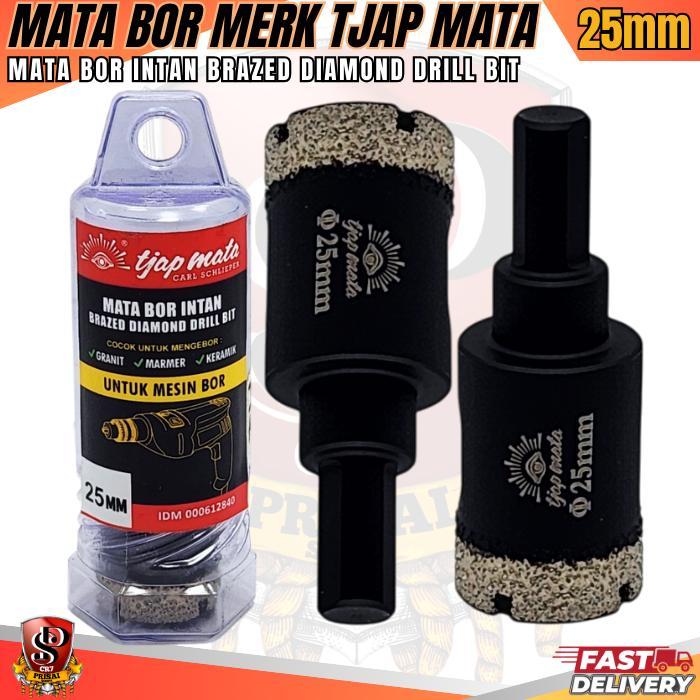 MATA BOR TJAPMATA ASLI UKURAN 25MM/MATA BOR BUAT KACA,GRANIT,MARMER,KERAMIK