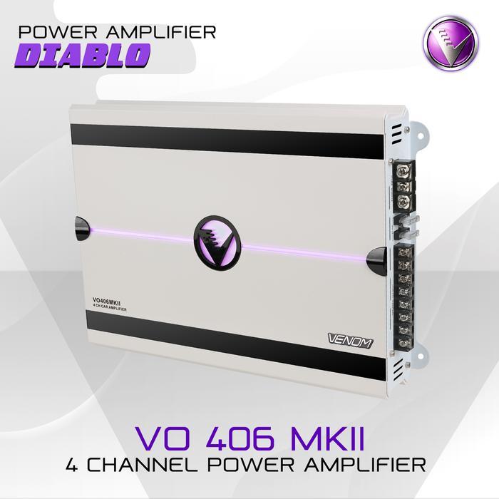 Power Amplifier 4 Channel Venom Diablo Vo 406 Mkii Audio Mobil