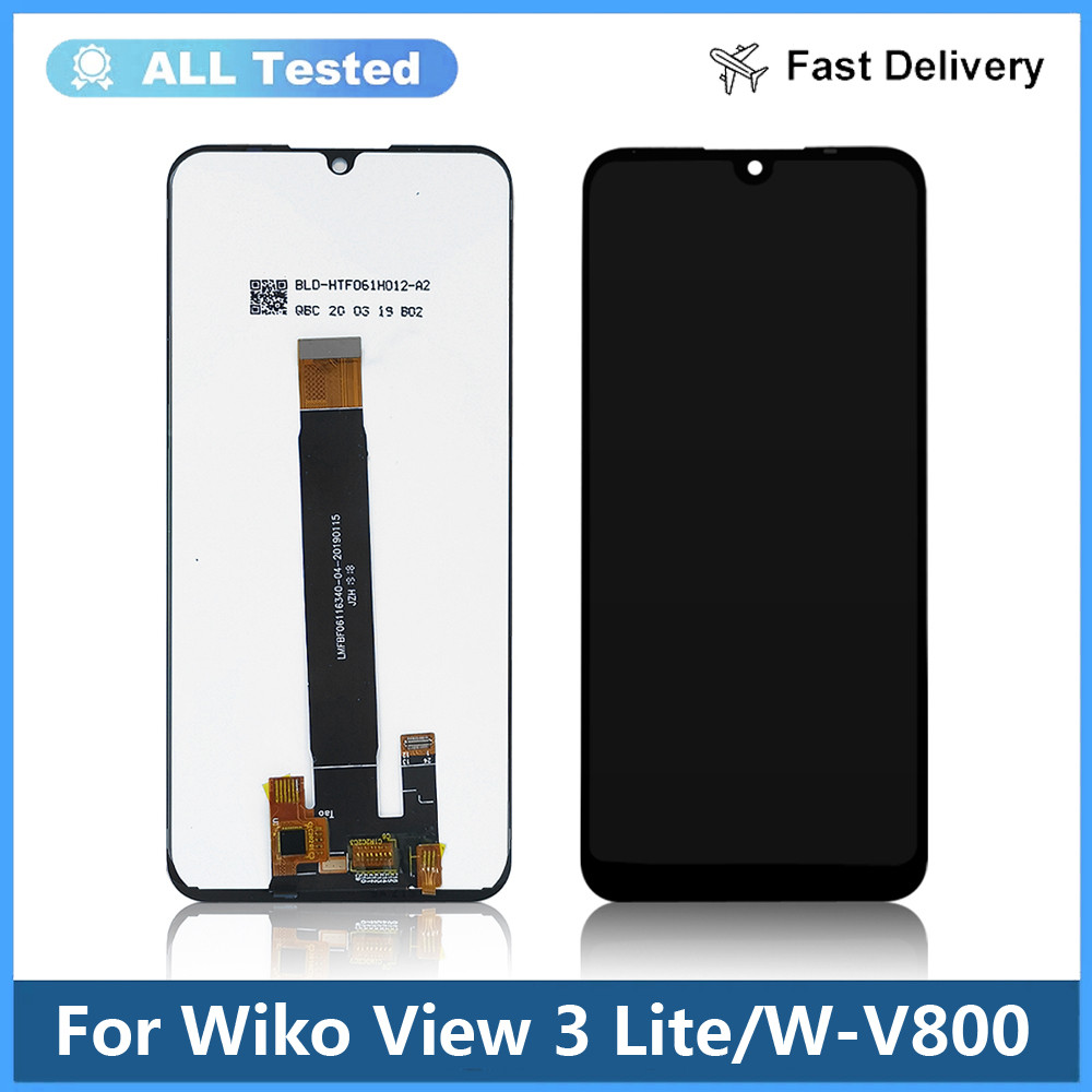 BESTPRICE 6.09'' For Wiko View 3 Lite W-V800 LCD Display Touch Screen Digitizer Mobile Phone Accesso