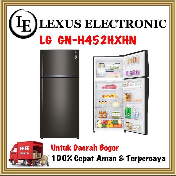 LG KULKAS 2 PINTU GNH452HXHN GN-H452HXHN INVERTER COMPRESSOR