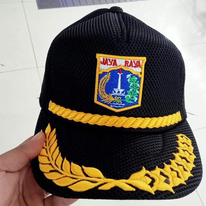 topi pemda dki pns hitam
