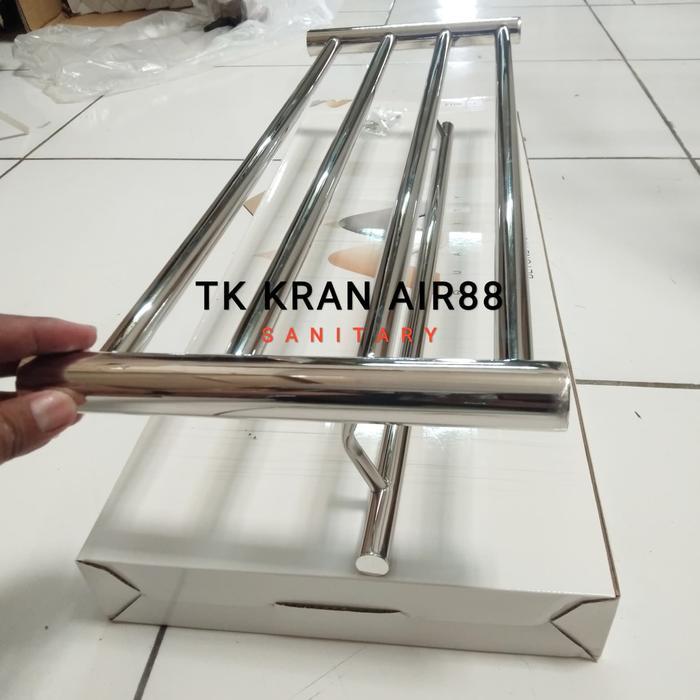 Rak Handuk Stainless Model TOTO wasser Gantungan Kamar Mandi