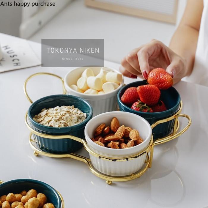 set wadah saji mangkuk saji keramik mangkuk saus mangkok serving tray