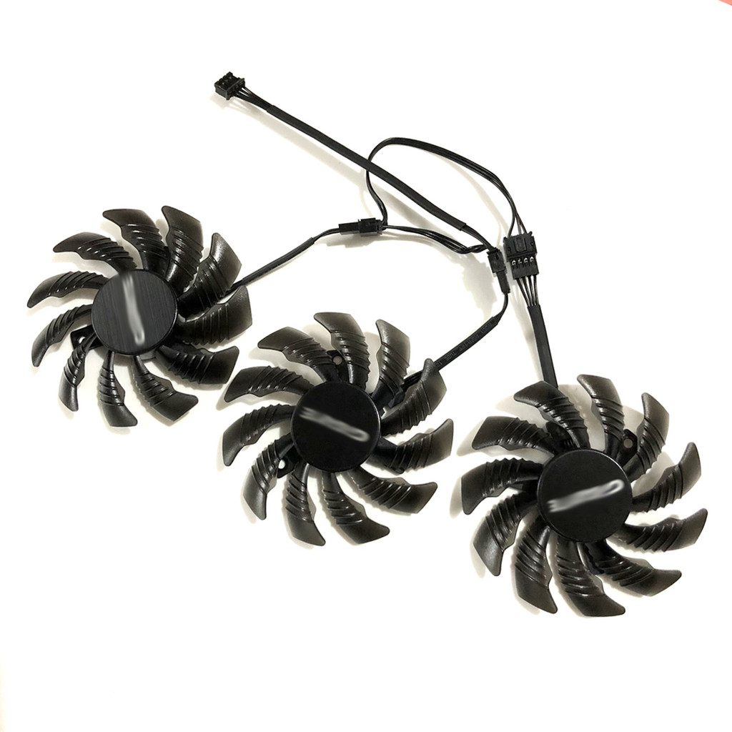 3Pcs/Set,75mm,PLD08010S12HH,Gigabyte P104-100 4G,VGA Cooler,Video Card Cooling Fan,For GIGABYTE R9