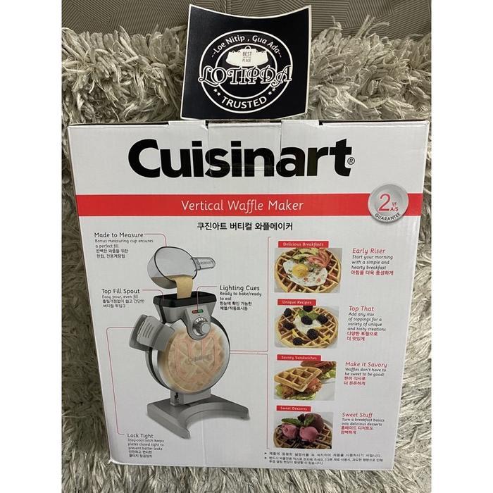 Cuisinart WAF-V100KR Vertical Waffle Maker/ Homemade waffles PEMANGGANG WAFEL CUISINART ORIGINAL
