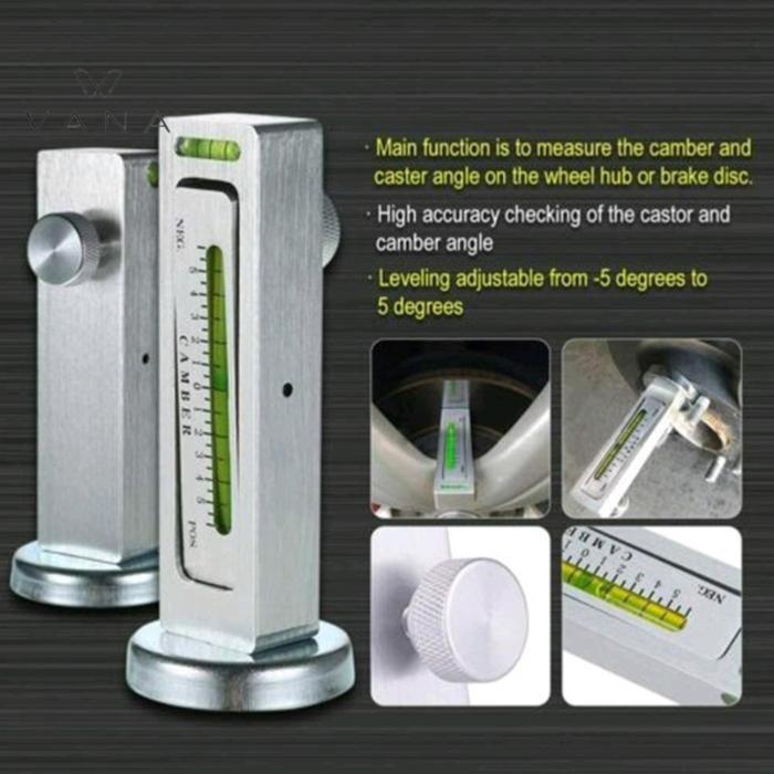 Wheel Camber Gauge - Alat Ukur Kemiringan Camber Roda Mobil