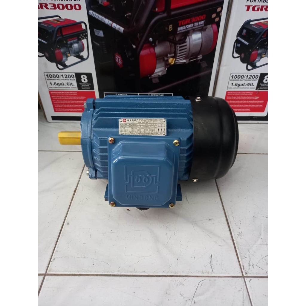 Dinamo Elektromotor MINDONG (2HP) RPM 2840 3PHASe(380volt)