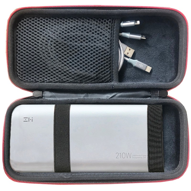 Newest EVA Hard Portable Case for ZMi Power Bank 25000mah QB826 Mobile Power Cover Portable Battery 
