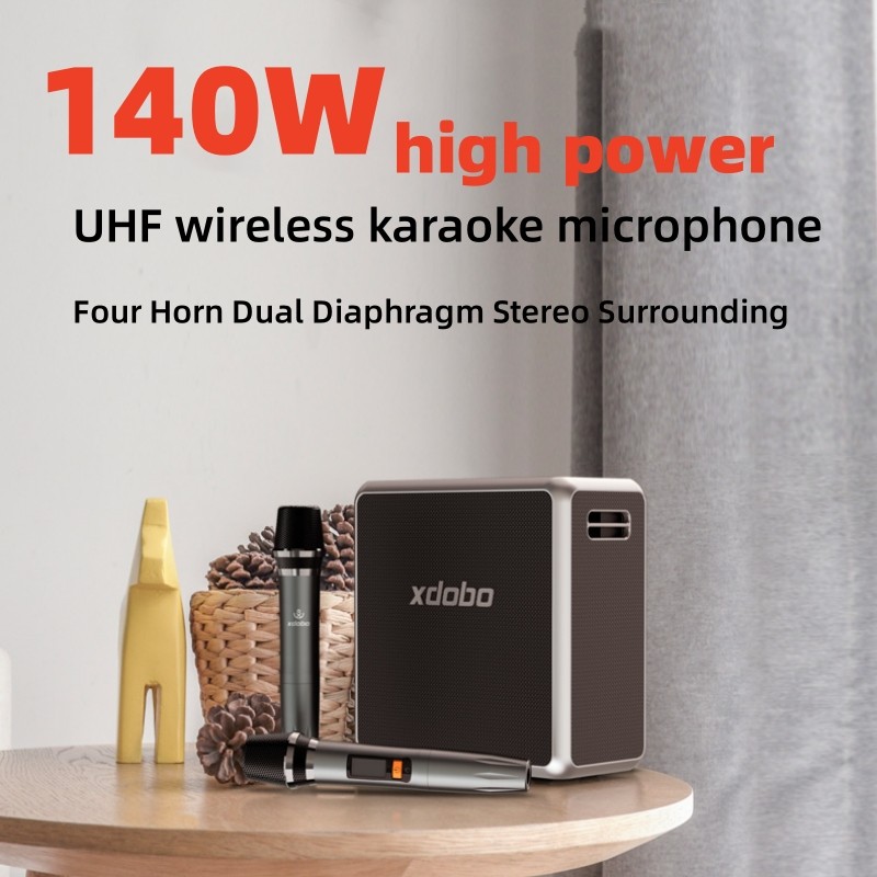 XDOBO King Max 140W High-power Wireless Bluetooth Speakers Super Loud Sound Punchy Bass IPX5 Waterpr