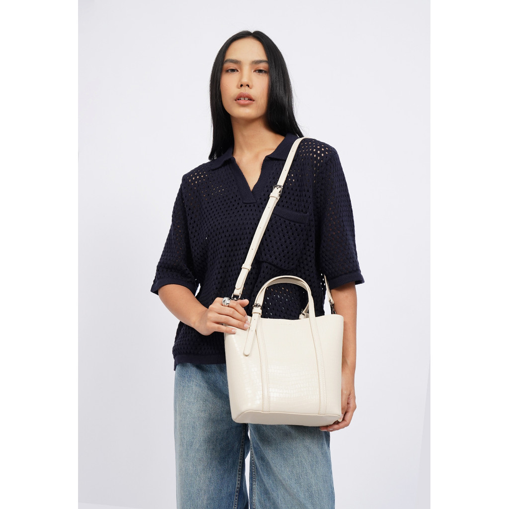 Executive Off White Sling Bag