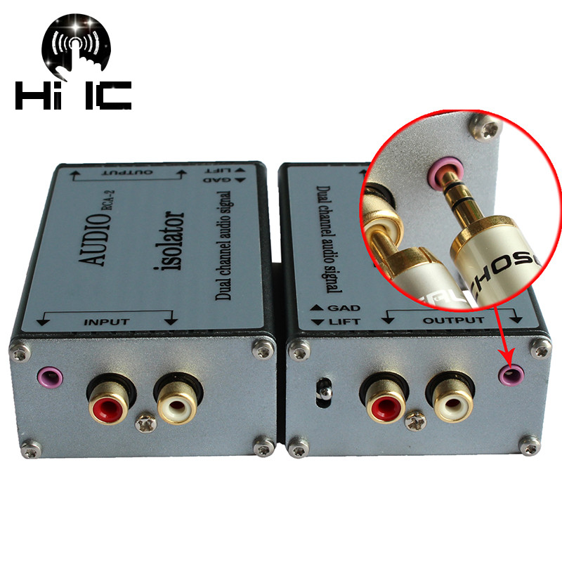 Dual Channel Audio Signal Isolator Transformers Audio Filter Isolation Transformer Eliminate Acousti