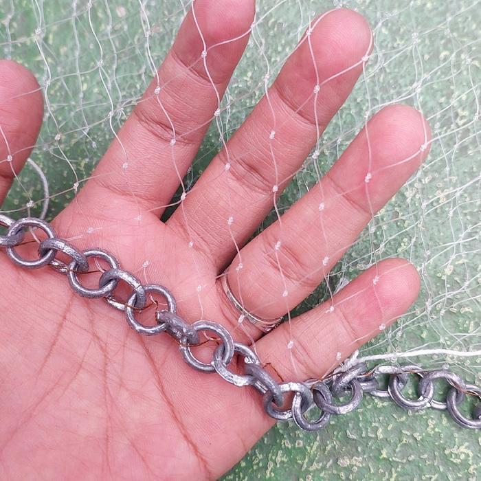 jala ikan dan jala udang kecrik 1,5 meter lubang jari kelingking jala ikan jala sungai jala lempar