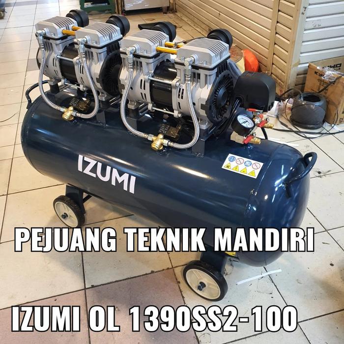 KOMPRESOR ANGIN OILLESS IZUMI OL 1390 / COMPRESSOR IZUMI OL1390 3.5HP