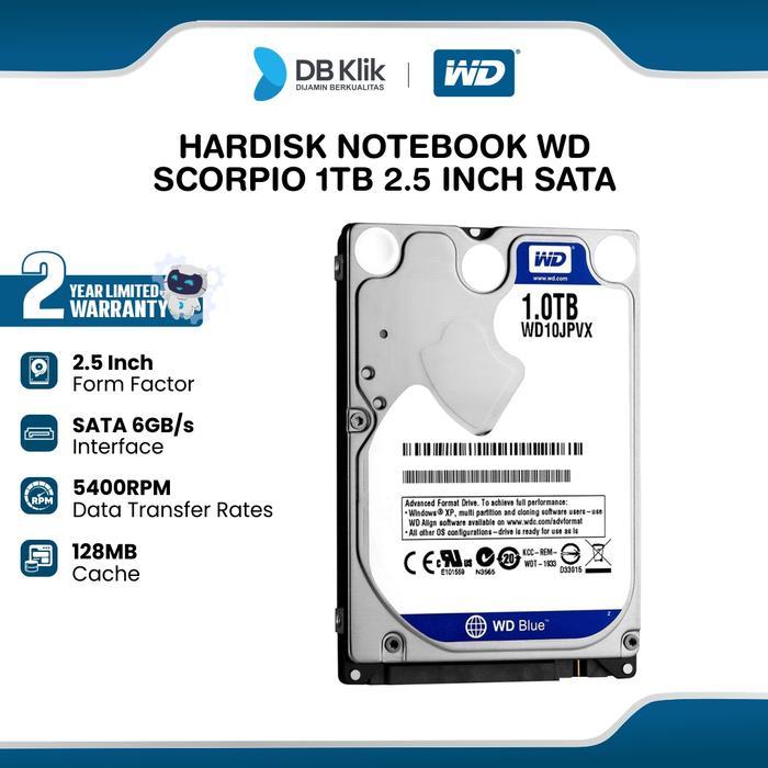 WD BLUE SCORPIO Hardisk Notebook 1TB SATA