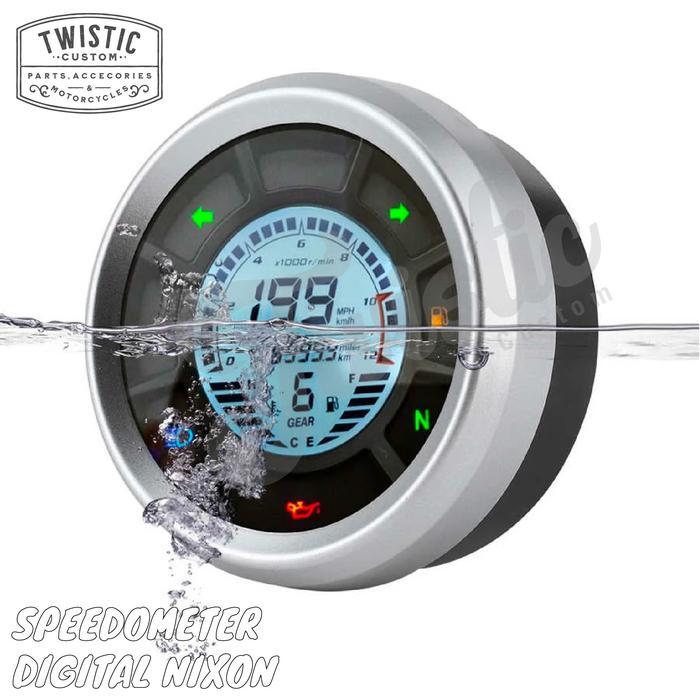 Best Seller Speedometer Digital Nixon Motor Custom Universal Scrambler Tracker Original