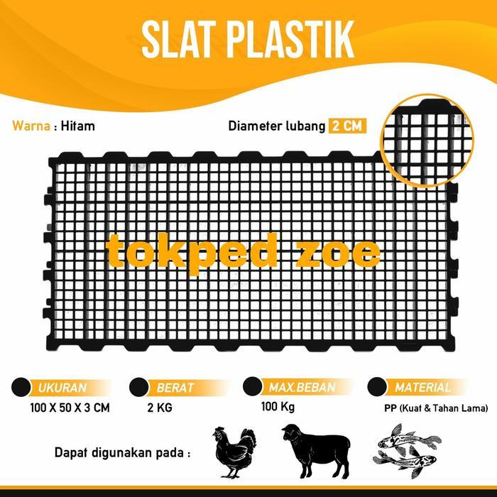 Slat lantai plastik /slat kandang hewan