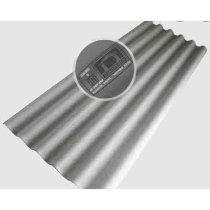 Asbes Gelombang Besar Djabesmen 250 cm Gratis Ongkir