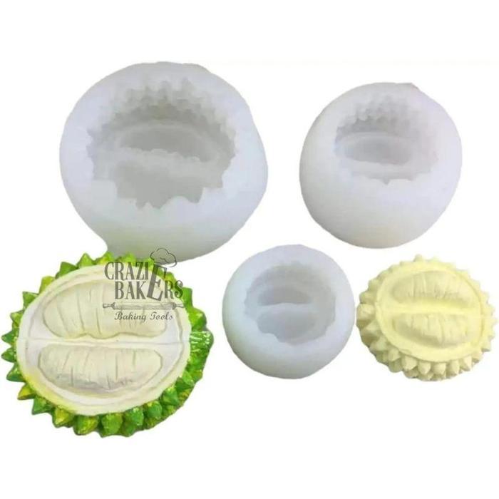 CETAKAN SILIKON BENTUK DURIAN MOUSSE CAKE 3D SILICONE MOLD