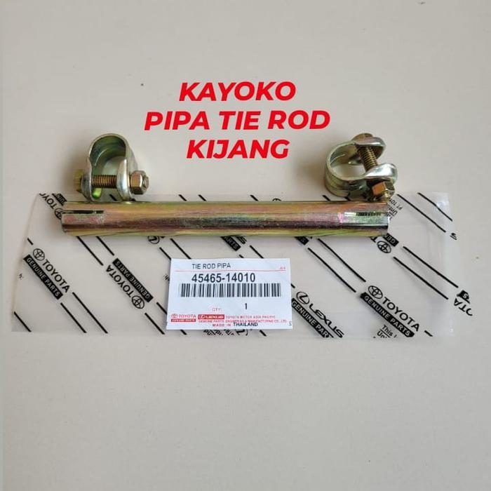 Pipa Tie Rod Kijang + Kleman 45465-14010 Pipe Tie Rod Kf40 Super 5K