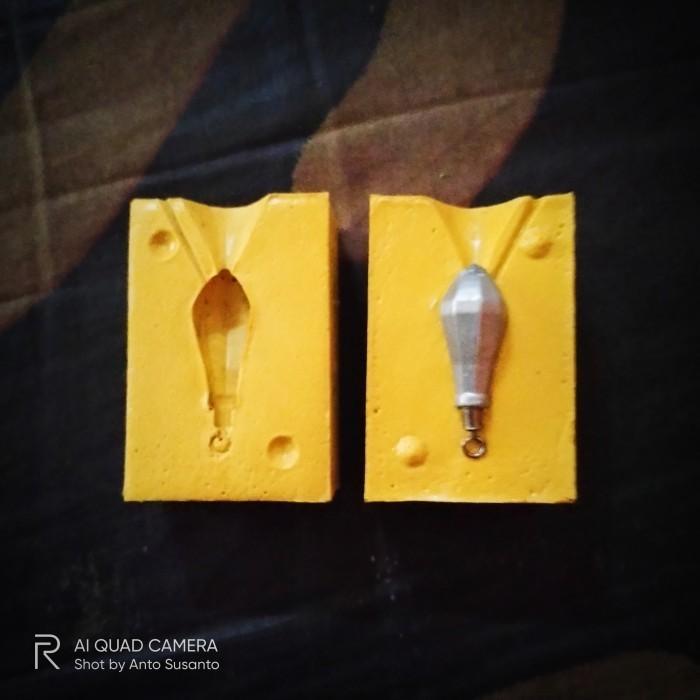 TERMURAH Moulding Cetakan Timah Pemberat Ebi Mancing Cumi 21.gram READY STOCK
